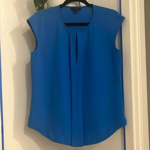 Royal blue cap sleeve top